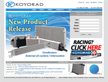 Tablet Screenshot of koyorad.com